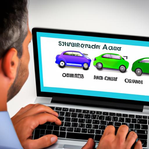 A person researching and comparing car insurance options to find the best fit for their needs.